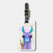 ラマカラフルラゲッジタグ ラゲッジタグ (正面縦)