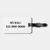 ラマカラフルラゲッジタグ ラゲッジタグ (裏面横)