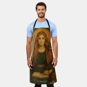 ラマクカプレラファエリースタイル エプロン (着用した状態)