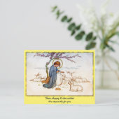 ラマクラシックスの復活祭の願いを持つ宗教的イエス シーズンポストカード (スタンド正面)