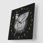 ラマクラシックスアクリル壁時計 スクエア壁時計 (傾斜)