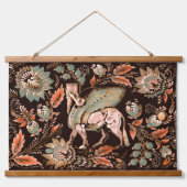 ラマクラシックスウッドトップウォールタペストリー 吊り下げ型タペストリー (正面)