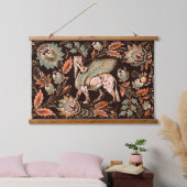 ラマクラシックスウッドトップウォールタペストリー 吊り下げ型タペストリー (寝室)