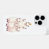 ラマクリスマスツリー iPhoneケース (裏面横)