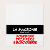 ラマクロニエフルベリートロムペリエスクロクエリアカルテ 名刺 (外部フラット)