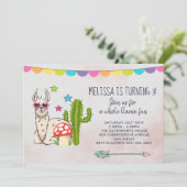 ラマクールインサングラス誕生日 招待状 (スタンド正面)