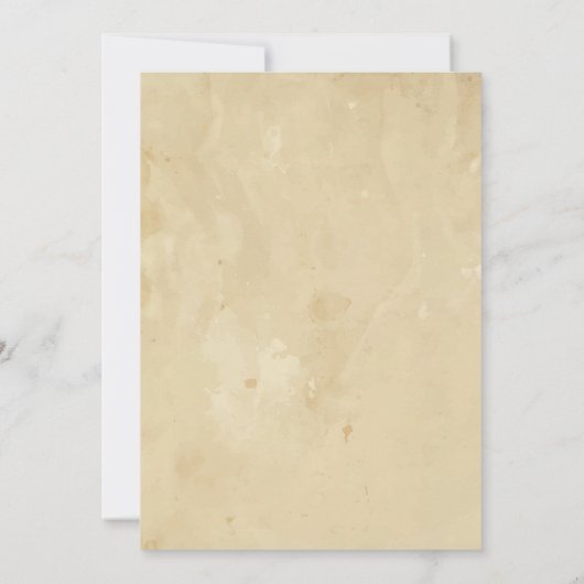 ラマクールガールフィスタ誕生日シャワー招待状 招待状 (裏面)