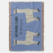ラマクール名前をカスタムする&カラースローブランケット スローブランケット (正面縦)
