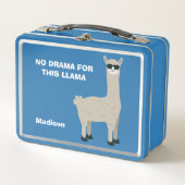 ラマクール名前をカスタムする&文字弁当箱 メタルランチボックス (正面)