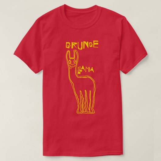 ラマグランジ笑顔顔 Tシャツ (デザイン正面)