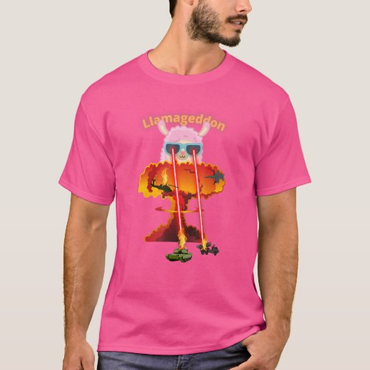 ラマゲドンアルパ風変わりカリプラマ2 Tシャツ (正面)