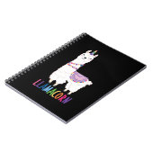 ラマコーンおもしろい- Unicorn Llama ノートブック (左側)