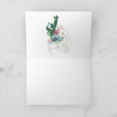 ラマジャストセイハッピーバースデー カード (内部)