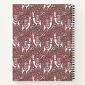 ラマスおもしろいパターン ノートブック (裏面)