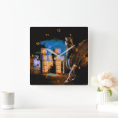 ラマスとイシュタールゲート スクエア壁時計 (ホーム)