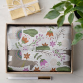 ラマスとサボタスオンホワイトデコパージュ 薄葉紙 (ギフト)