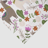 ラマスとサボタスオンホワイトデコパージュ 薄葉紙 (詳細)