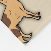 ラマスの群れ フリースブランケット (角)