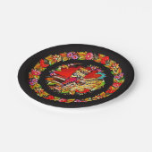 ラマスアートワーク紙プレート ペーパープレート (アングル)