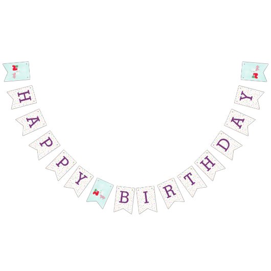 ラマスインパジャマスランバーパーティーバナー バンティングフラッグ (全)