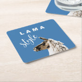 ラマスタイル スクエアペーパーコースター (アングル)