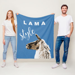 ラマスタイル フリースブランケット
