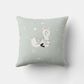 ラマスターズブルーボーイ子供部屋 クッション (裏面)