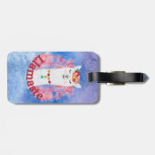 ラマステ・ニャリフラワー・ラマ ラゲッジタグ (裏面横)