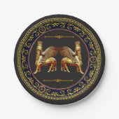 ラマスー金ゴールド紙プレート ペーパープレート (正面)