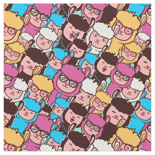 ラマス織物 ファブリック (クローズアップ)