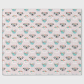 ラマス、コアラ、ネズミ ラッピングペーパー (フラット)