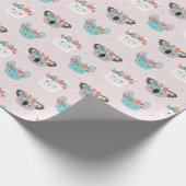 ラマス、コアラ、ネズミ ラッピングペーパー (角)