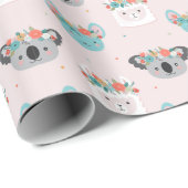 ラマス、コアラ、ネズミ ラッピングペーパー (ロールコーナー)