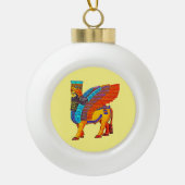 ラマス セラミックボールオーナメント (正面)