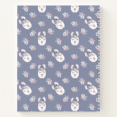 ラマス&フラワーズパターン ノートブック (裏面)