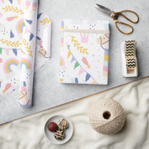 ラマス&レインボーラッピング紙