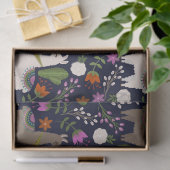 ラマス、花、サボテンオン海軍デコパージュ 薄葉紙 (ギフト)