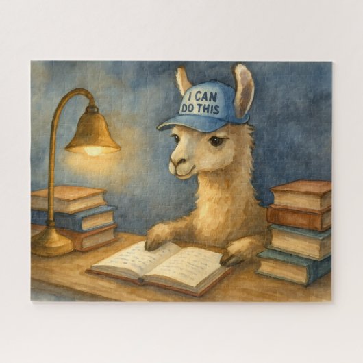 ラマズミッドナイト勉強 ジグソーパズル (横)