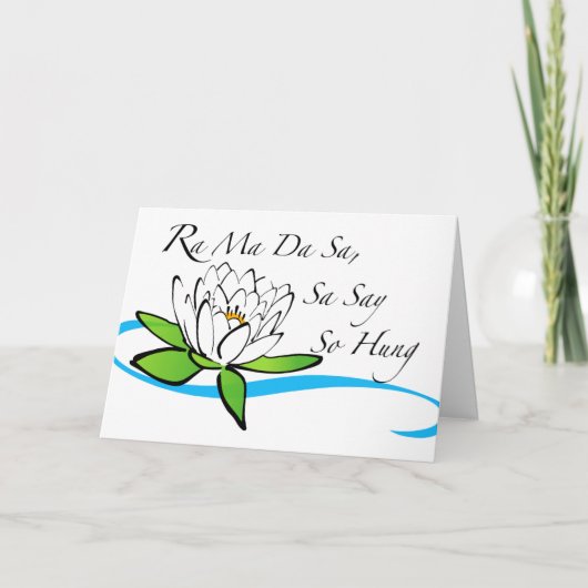 ラマダサチャントロータスオンウォーターウェーブ カード (正面)