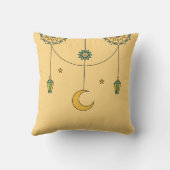ラマダランタン&三日月飾りクッション クッション (裏面)