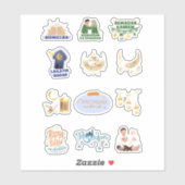 ラマダンとイードムスリムイスラムの休日のシール シール (シート)