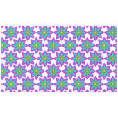 ラマダンのイードのスパークリーな花 テーブルクロス (正面(横))