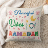ラマダンの平和な雰囲気 クッション (ブランケット)