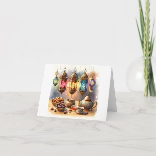 ラマダンの精神を受け入れる サンキューカード (正面)