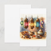 ラマダンの精神を受け入れる サンキューカード (正面/裏面)