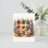 ラマダンの精神を受け入れる ポストカード (スタンド正面)