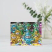 ラマダンカラフルランタンはがき ポストカード (スタンド正面)