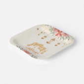 ラマダンカレエムイフタールフローラウォーターカラーランタン ペーパープレート (傾斜あり)