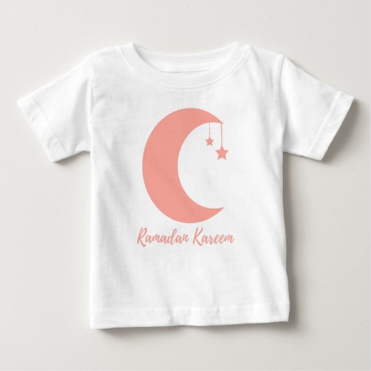 ラマダンカレムرمضان كريم ベビーTシャツ (正面)