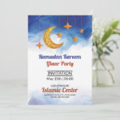 ラマダンカレムイフタールパーティーフライヤー 招待状 (スタンド正面)